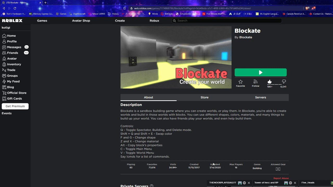 The Blockate Hub Is Broken Youtube - watch roblox tutorial blockate commands part 4 roblox jabx