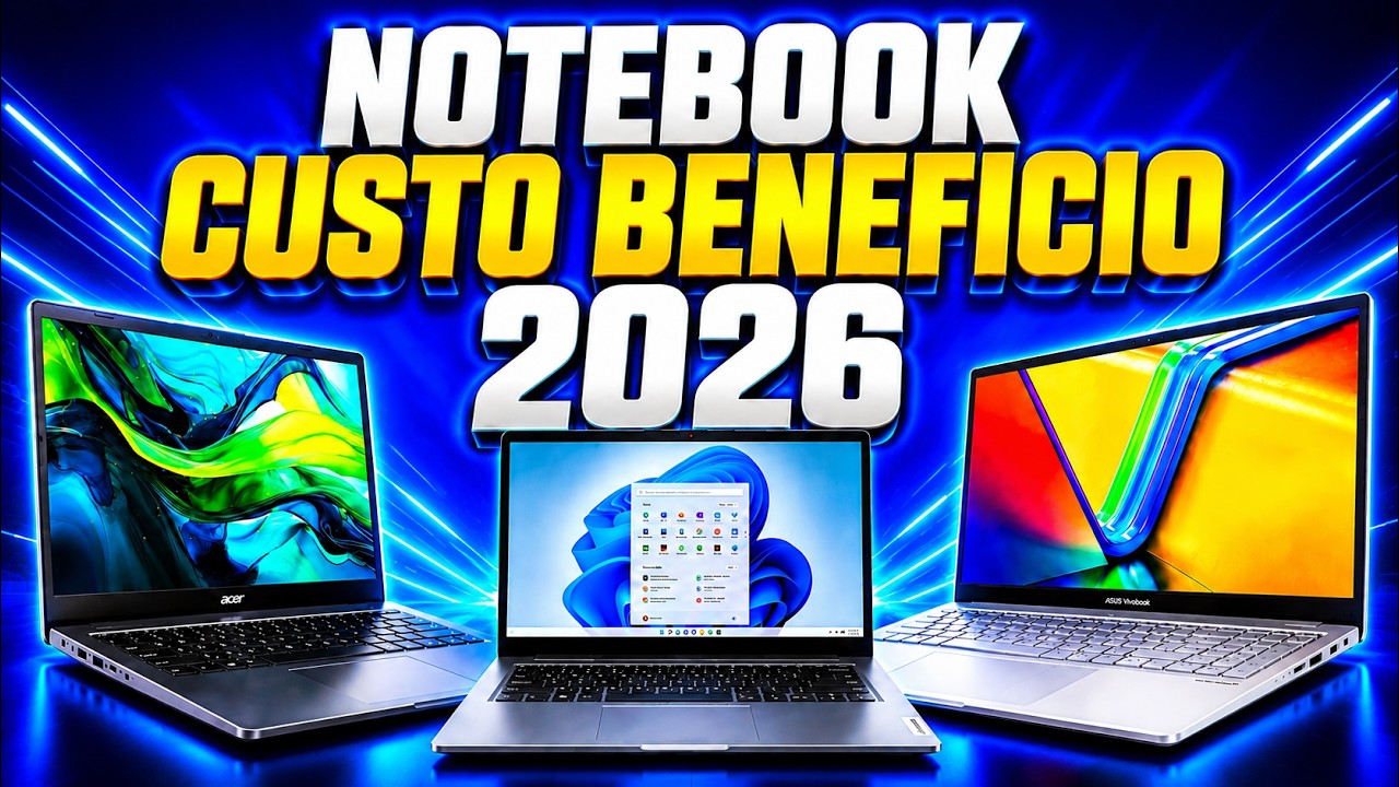 Veja os 3 Melhores Notebook Custo Beneficio 2026 // Ideais para Estudar ...