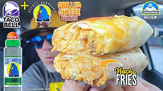 Taco Bell® Secret Aardvark Grilled Cheese Burrito Review! 🌯 | Nacho Fries Inside! | theendorsement