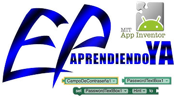 Capítulo 13 App Inventor 2 : PasswordTextBox propiedades