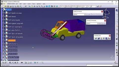 how to  create driwing simulation with catia v5  1. video
