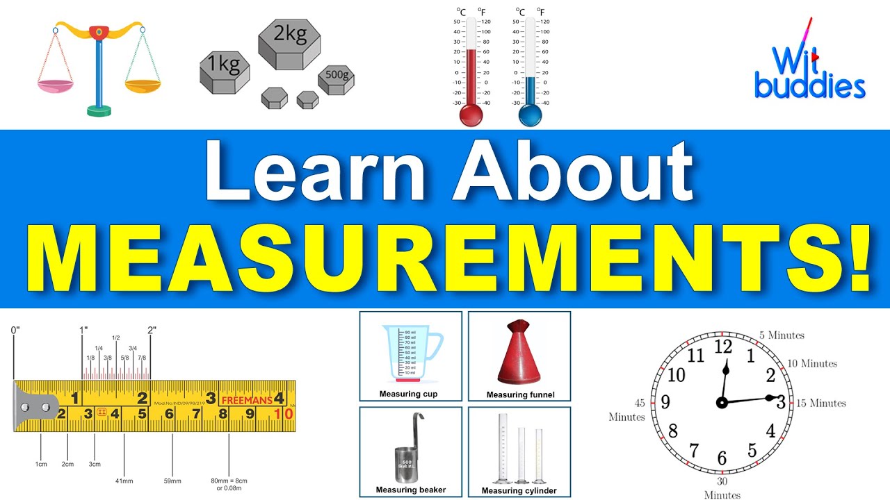 Let’s Learn About Measurements! | Easy Learning for Kids | Wit buddies ...