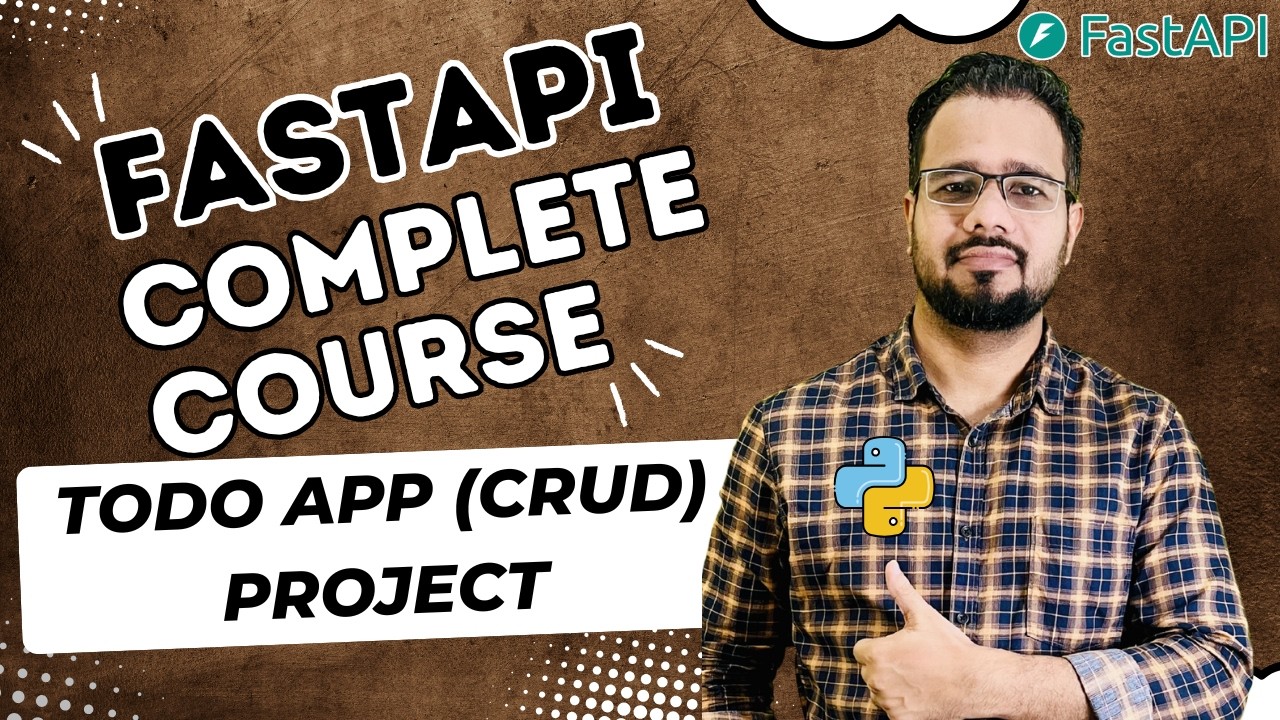 FastAPI Tutorial #8 | CRUD API (Create, Read, Update, Delete) | Todo ...