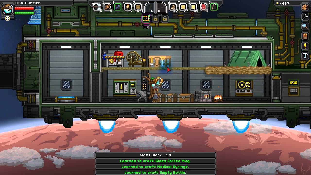 Starbound 2015 #4: Off to the Desert - Let's Play Upbeat Giraffe