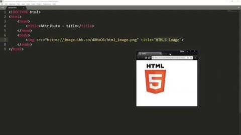 HTML Attribute "title"