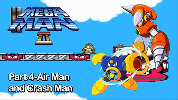 Megaman 2 (NES) - Air Man and Crash Man