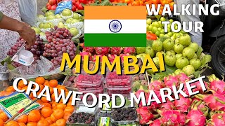 🇮🇳 Mumbai Crawford Market Walking Tour: Colors, Aromas, and Local Delights !