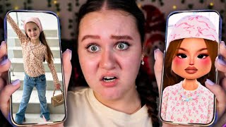 Recreating My LITTLE SISTER'S Instagram PICTURES In Dress To IMPRESS... (FLOP)