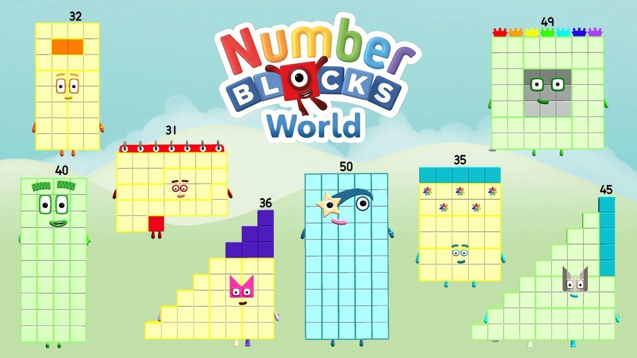 Numberblocks World #4 - Meet Numberblocks 31-50 and Learn How to