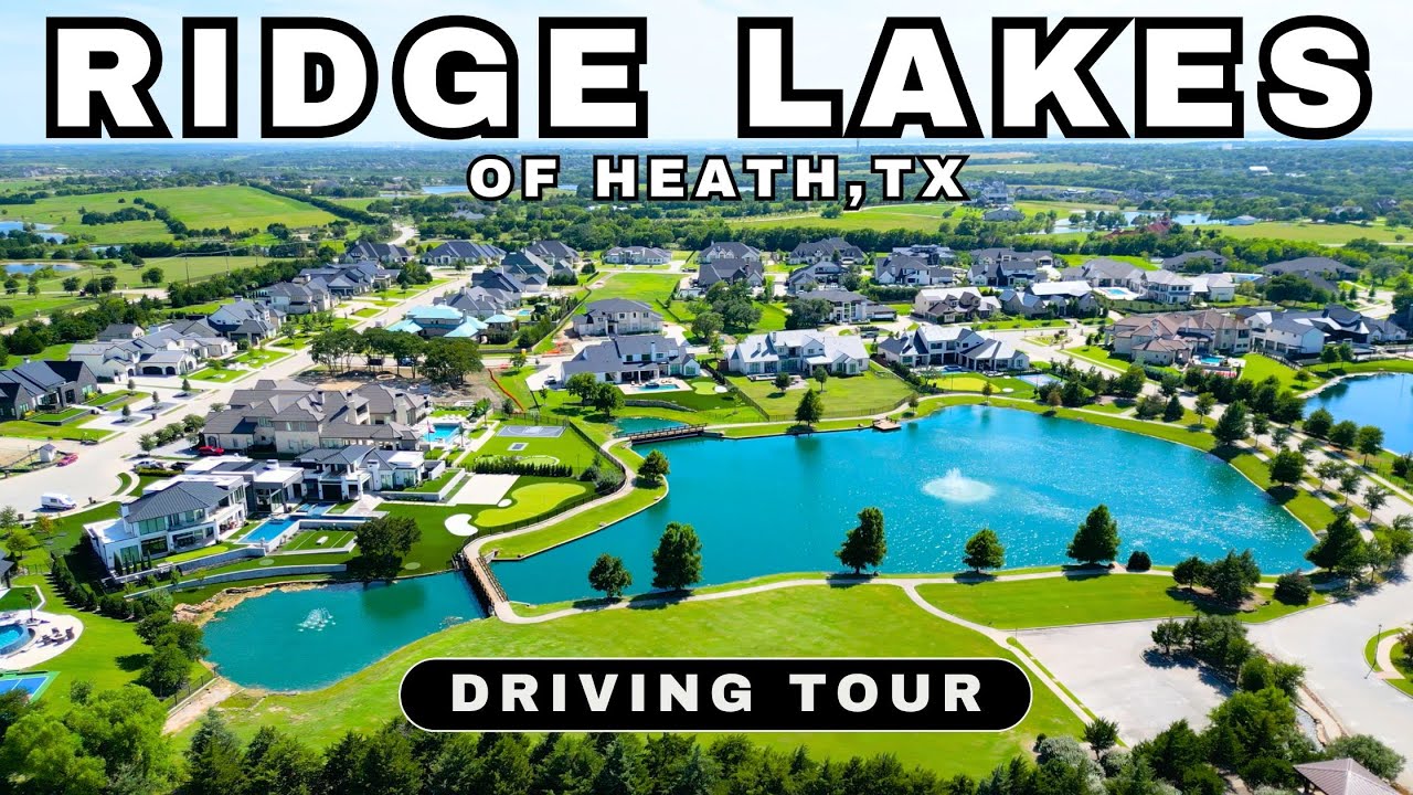 Ridge Lakes of Heath | Neighborhood Tour | 1-2 Acre Custom Homes | New Construction