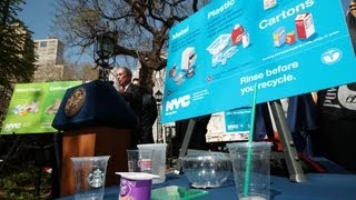Mayor Bloomberg Announces Start of Expanded Recycling Program