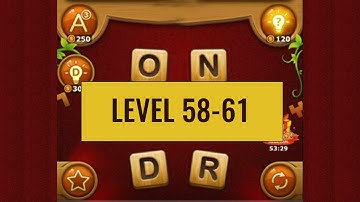 Word Connect Game (Level 58-61)