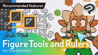 How to Use Figure Tools and Rulers with Dadotronic | Clip Studio Paint Recommended Feature