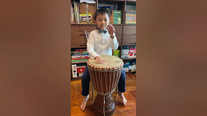 Almz Jim is presenting his solo on Djembe performa...