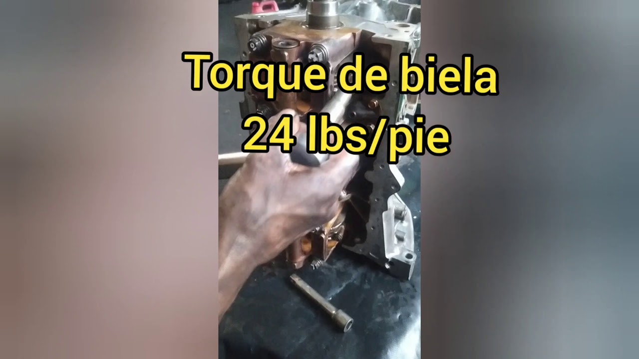 torque de banco y biela de motor honda D17A2 YouTube