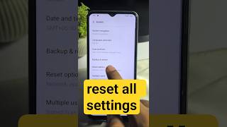 Vivo Phone reset all settings #Vivo #VivoPhone #ResetSettings #Android #Tutorial #MobileTips