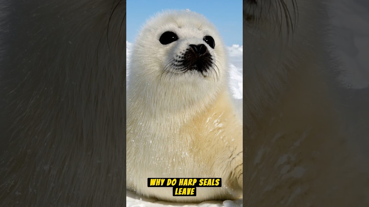 Why do Harp Seals leave their pups?