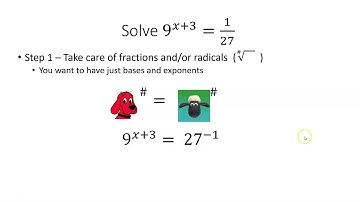 Solving Equations with Variable Exponents