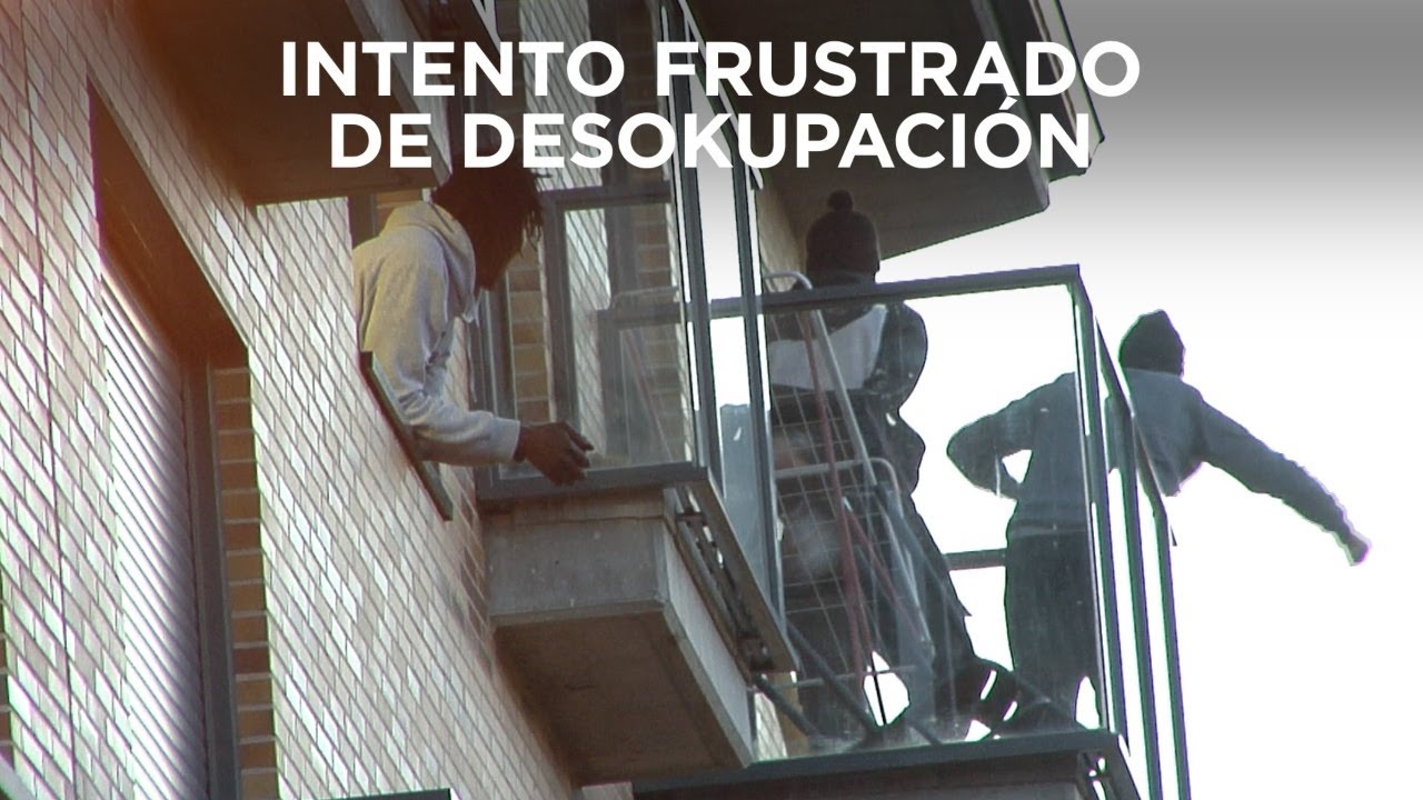 Graves altercados en el desalojo del edificio okupado de Majadahonda