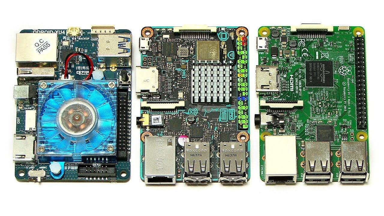 Update ODROID-XU4 vs Tinker Board \u0026 Raspberry Pi 3