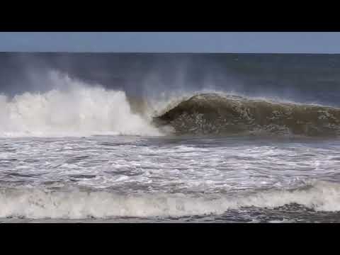 New Jersey SURPRISE spring SURF (extra raw footage)