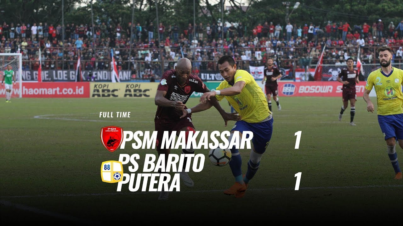 [Pekan 21] Cuplikan Pertandingan PSM Makassar vs PS Barito Putera, 13 September 2018