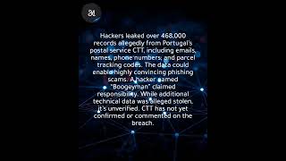 468k records reportedly stolen in breach at Portugal’s national postal carrier company data