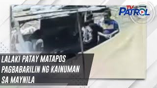 Lalaki patay matapos pagbabarilin ng kainuman sa Maynila | TV Patrol