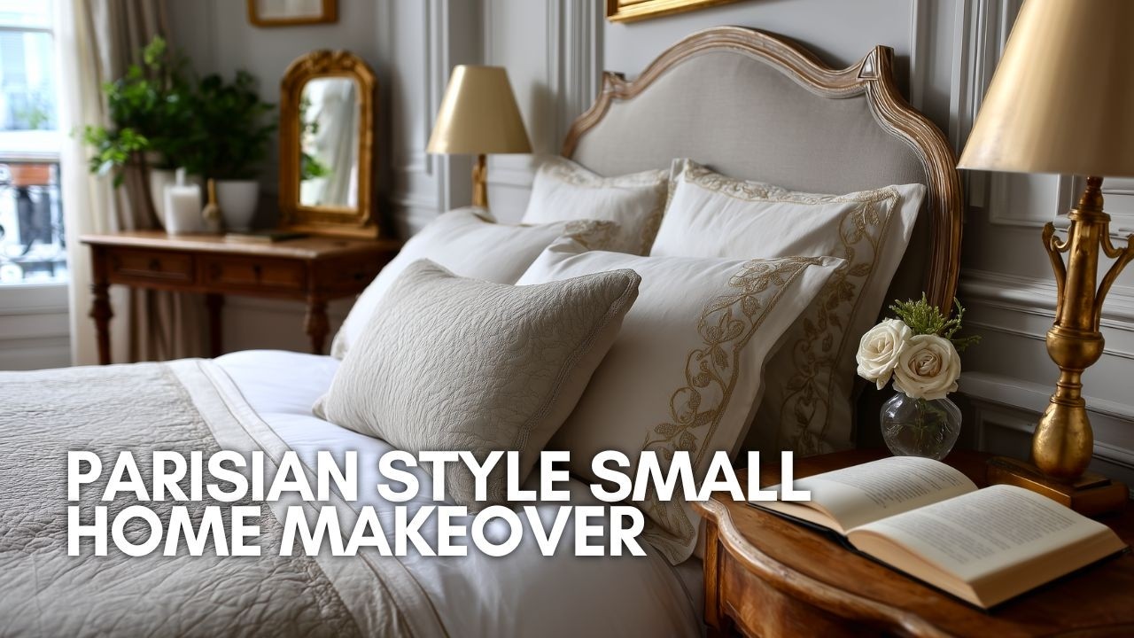 Parisian Style Small Home Makeover | Luxurious French Decor Ideas for Tiny Spaces