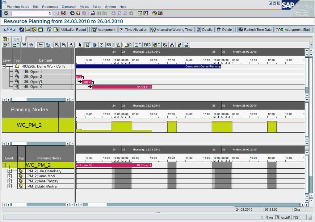 Sap Mrs. Module Work Center Planning in MRS - YouTube