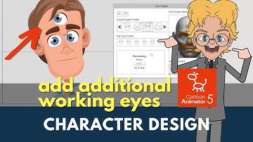 Master Cartoon Animator 5: How To Add Additional Eyes To Your Character That Actually Work!