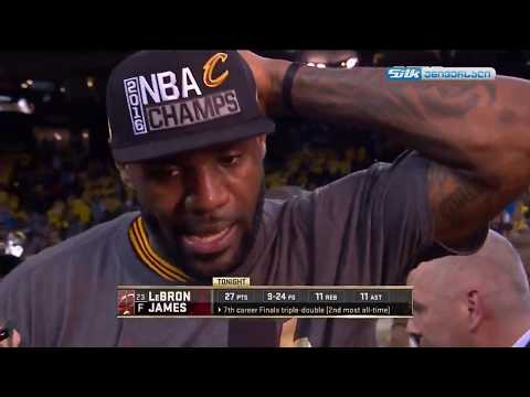 მეფე ლებრონი გამარჯვების შემდეგ