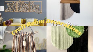Modern & Easy DIY Wall Hanging Art Ideas: Craft Room Decorations!