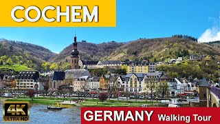 🇩🇪 COCHEM, Germany 4K UHD 60fps Walking Tour