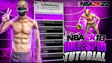 NBA 2K22 GLITCHY 2K18 HALF SPIN👁 DRIBBLE TUTORIAL W/HANDCAM! NBA 2K22 DRIBBLE TUTORIAL!