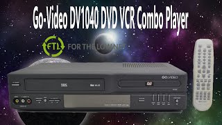 GoVideo DVD VHS Player Combination Player DV1040 Product Demo