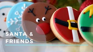 Beginner Christmas Cookies (Santa, Rudolph, Gingerbread, Snowman & Snowflake)