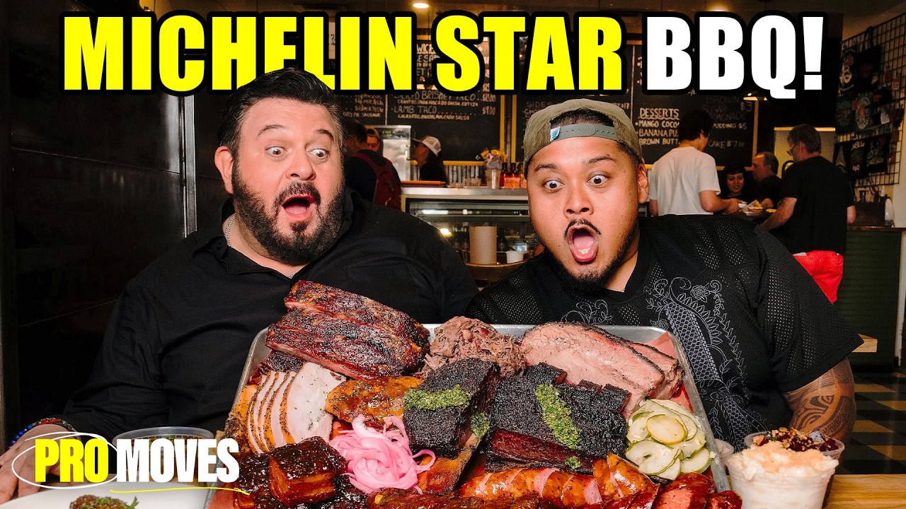Adam Richman Eats Michelin Star Texas BBQ | Pro Moves, on YouTube