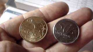 MOEDAS 2019! AS 2 MOEDAS 25 CENTAVOS E 50 CENTAVOS MAIS RARAS E VALIOSAS? SERA ?