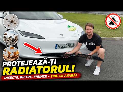 Montaj plasă de protecție pentru radiatorul Tesla | Scapă de insecte, pietre și frunze