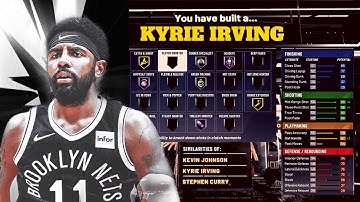 NBA2K20 KYRIE IRVING BUILD-BEST PURE SHOT CREATING BUILD! DRIBBLE DEMIGOD!