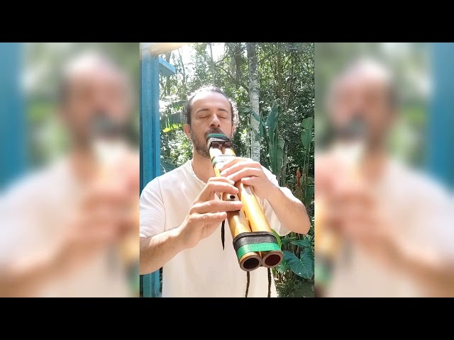 Flauta Nativa River Cane Dupla  - G