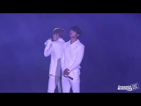 180901  너의 노래가 되어 리프트를 놓친 태민이를 바라보며 웃음을 참기 힘든 민호 ㅋㅋ