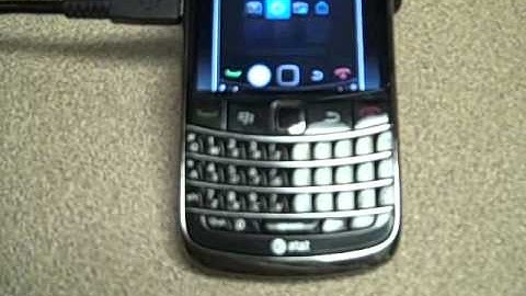 Blackberry 9700 OS6.0 first start up video