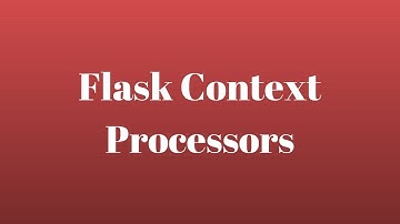 Global Variables in Flask Templates Using Context Processors