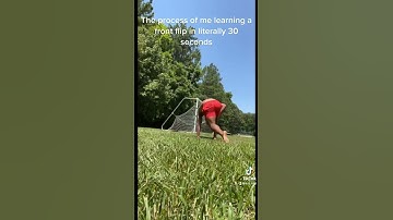 How to do a front flip in literally 30 seconds