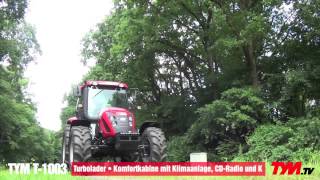 TYM Traktor T1003 im Einsatz