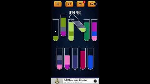 Water Sort Puzzle - Color Liquid Sorting Game Level 960 Solution