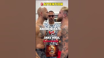 Andrew Tate Vs Jake Paul Face Off 🥊 #jakepaul #andrewtate #boxing #shorts