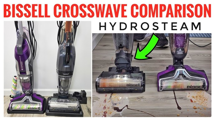 BISSELLCrossWave HydroSteam Deluxe 3-in-1Floor Cleaner ,Grapevine Prple